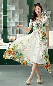 Bohême Imprimer moulante robe de femmes