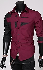 Men's Long Sleeve Blending Fashion Shirt  