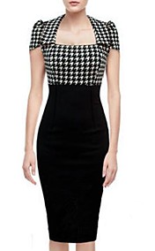 Contrairement crayon de poule de la robe des femmes