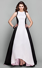 bijou Ligne-A/Princesse robe de soirée en taffetas asymétrique inspiré par Hailee Steinfeld