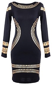 plendor or tout collier robe feuille d'impression d'emballage des femmes