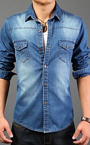 [XmasSale]Men's Denim Shirt