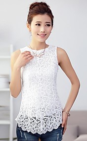 sans manches dentelle réservoir d'épissage des femmes