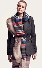 Modèle de Bohème de femmes Colorful Tassel écharpe de coton