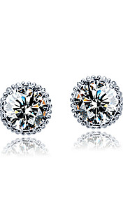 forme de balle de mode diamant boucles d'oreilles des femmes marguerite