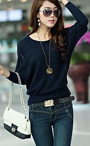 [NewYearSale]lâche pull maille manches chauve-souris chandail de femmes