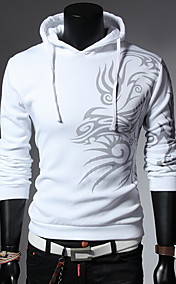 [XmasSale]Fashion Print Homme Avec Un Manteau Capuche Hoodies