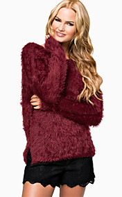 sexy t-shirt dos nu manches longues en tricot de SMSS femmes