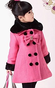 Girl's Fashion Double Breasted Coat