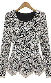 ainsi que la dentelle de taille chemisier des femmes