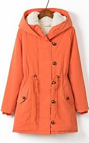 Women's Fashion Hoodies Plus Sizes Long Parka Coat
