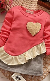 [XmasSale]mode de farceur de fille aiment robe à manches longues col rond