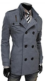 [XmasSale]position de style coréen double couche Trench hommes