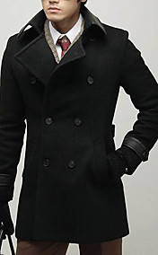 mode manteau de poussière à double boutonnage hommes