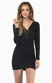 mokio coréen causal de la mode robe mince de femmes