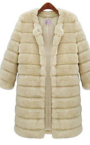 Sergent Women's Elegant Faux Fur Coat