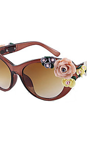 Oeil de chat en plastique rétro lunettes de soleil 100% UV400 femmes