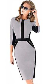 Women's Bodycom ½ Length Sleeve Pencil Dress