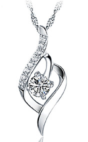 Aimei la mode en argent 925 des femmes découpé collier