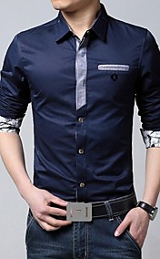 Men's Lapel Fashion Business Dress Shirt