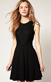 fahison la robe en dentelle de causalité de Lori femmes