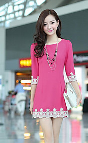 coréen dame robe fourreau à manches 3/4 de taylor femmes