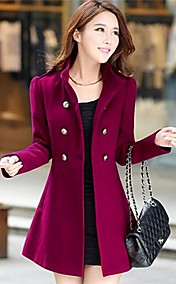 Style Coréen laine manteau femmes