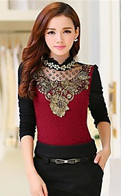 La chemise à manches longues de la mode des femmes