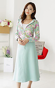 Women's  Fashion  Casual  Hoodie  Suit(Hoodie&Skirt)