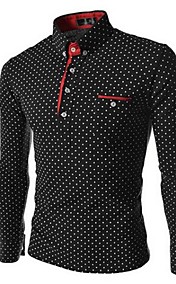 Chemise à manches longues loisirs auto-culture marée des hommes