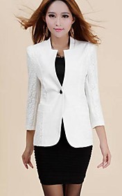 Women's Slim Solid Color Fashion Outerwear
