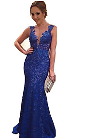 Women's Sexy Backless Sleeveless Lace Party Dress