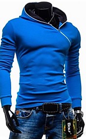 Men's Hooded Fashion Zip Design Hoodie