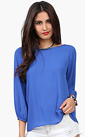 ouliua mode féminine causual chiffonshirt