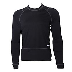 Jaggad Homme Manches Longues Sous Maillot Velo Cyclisme Hiver Toison Spandex Cyclisme Sous Vêtement Vêtements de Compression / Sous maillot Hauts / Top VTT Vélo tout terrain Vélo Route Chaud Coupe