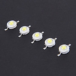 zdm 5pc 3w 200-230 lm blanc 6000-6500k lampe haute puissance led perles source de lumière mettant en évidence led (dc 3.0-3.6v 0.6a)