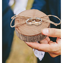Schleife Rattan Ring Kissen Klassisch Lightinthebox