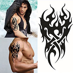 1 pcs Temporary Tattoos Wasserfest / 3D Brachium / Brust Papier Tattoo Aufkleber Lightinthebox