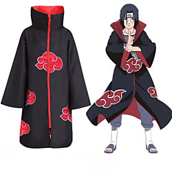 Inspiré par Naruto Akatsuki Manga Costumes de Cosplay Japonais Costumes Cosplay Animé Manches Longues Manteau Pour Homme