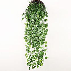 1pc Simulation gefälschte Blume Rattan Decke grüne Rebe Technik Dekoration Rattan Oberschrank Decke Esszimmer Wohnzimmer Dekoration Blume grüne Pflanze 95cm Lightinthebox