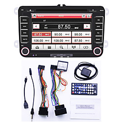 7 Zoll Auto Multimedia-Player 2 Din Auto DVD-Player GPS-Navigation RDS Radio Lenkradsteuerung für VW Volkswagen Golf 6 Polo New Bora Jetta Lightinthebox