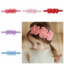 1 Stück Baby / Kleinkinder Mädchen Süß Blumen Blumenstil Haarzubehör Weiß / Blau / Purpur Einheitsgröße Lightinthebox
