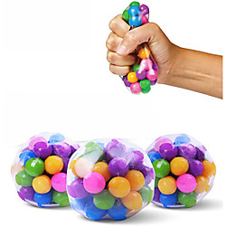 1 Stück klare Stressbälle bunte Kugel Autismus Stimmung Squeeze Relief gesundes Spielzeug lustige Gadget Vent Spielzeug Kinder Weihnachtsgeschenk Lightinthebox