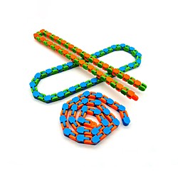 10 Stück Spielzeug bunte Puzzle sensorische Spuren schnappen und klicken Zappeln Spielzeug Kinder Zappeln Spielzeug Stressabbau drehen und formen 24bit verrückt Lightinthebox
