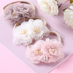 1 Stück Baby Mädchen Aktiv / Süß Freizeitskleidung Blumen / Solide Blumenstil Nylon Haarzubehör Blau / Rosa / Grün Kindergröße Lightinthebox