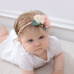 1 Stück Baby Mädchen Aktiv / Süß Freizeitskleidung Blumen Blumenstil Nylon Haarzubehör Blau / Rosa / Grün Kindergröße Lightinthebox