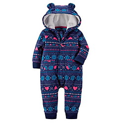 1 PC Baby Mädchen Grundlegend Druck Druck Langarm Einzelteil Blau Lightinthebox