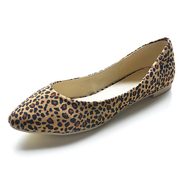 Suede Low Heel Closed Toe Animal Print Shoes (More Colors) - USD  14 ...