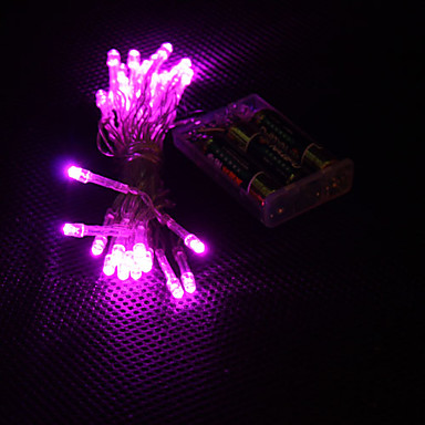 3M 30-LED Pink Light 2-Mode LED String Fairy Lamp for Christmas (3xAA) 303675 2016 USD 4.99