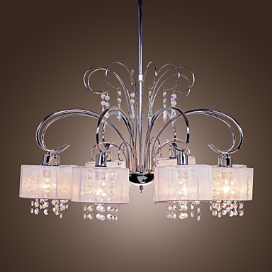 Orsay lustre moderne contemporain cristal fini chromé de 143268 ... Créatif Lustres Contemporain